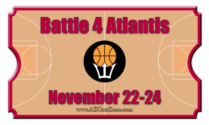 Battle 4 Atlantis Tournament Basketball Tickets | Arizona