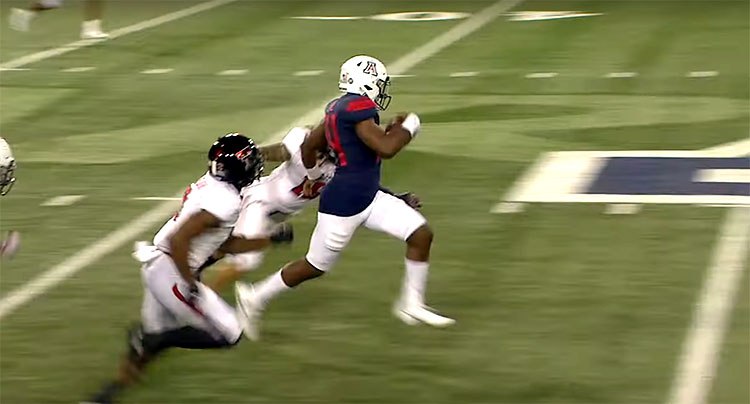 Khalil Tate Runs For A Touchdown