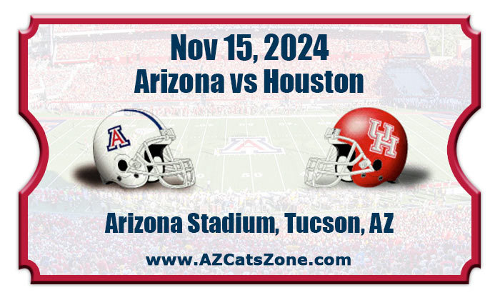 2024 Arizona Wildcats vs Houston Cougars Football Tickets