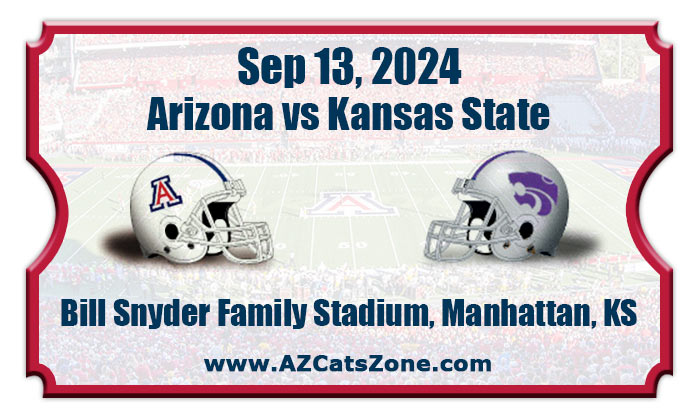 2024 Arizona Wildcats vs Kansas State Wildcats Football Tickets