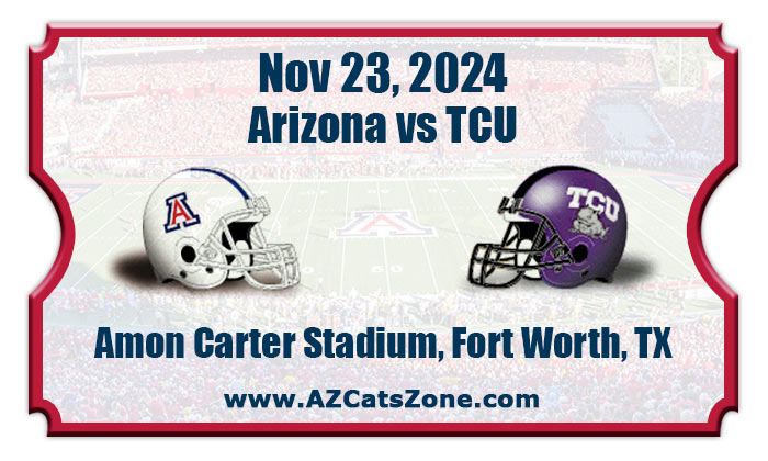 2024 Arizona Wildcats vs TCU Horned Frogs Football Tickets
