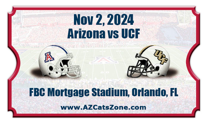 2024 Arizona Wildcats vs UCF Knights Football Tickets