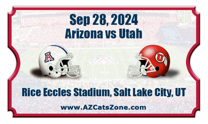 2024 Arizona Wildcats vs Utah Utes Football Tickets