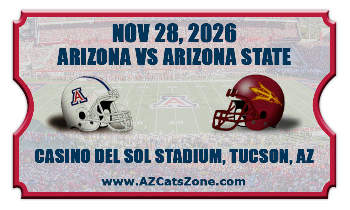 2026 Arizona Wildcats vs Arizona State Sun Devils Football Tickets