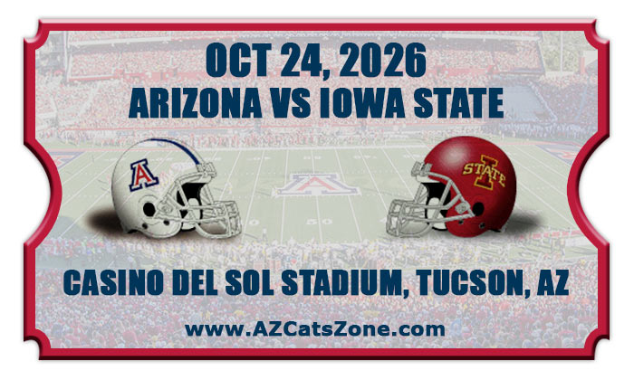 2026 Arizona Wildcats vs Iowa State Cyclones Football Tickets