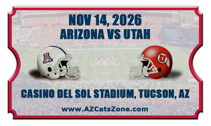 2026 Arizona Wildcats vs Utah Utes Football Tickets